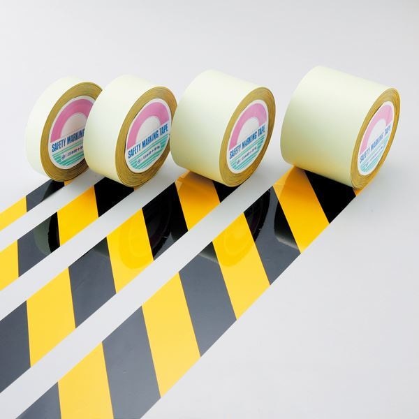 ガードテープ GT-102TR カラー：黄/黒 100mm幅