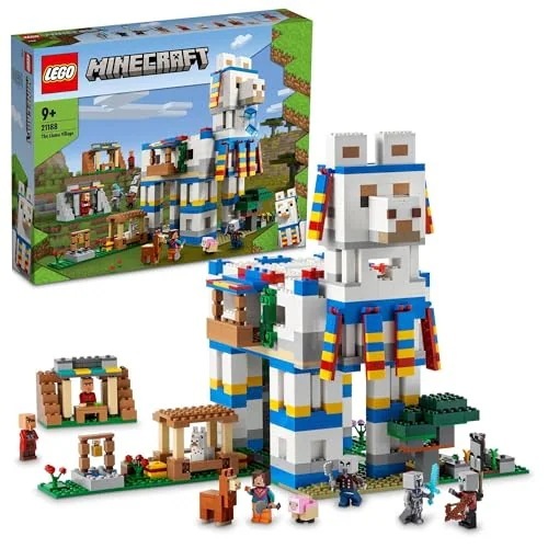 マインクラフト ラマの村 クリスマスプレゼント クリスマス 21188 おもちゃ ブロック プレゼント 街づくり 男の子 女の子 9歳以上