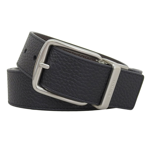 コーチ ベルト メンズ リバーシブル アウトレット ブラック ダークブラウン COACH WHRN CTSR PEB BELT CQ023AQ0