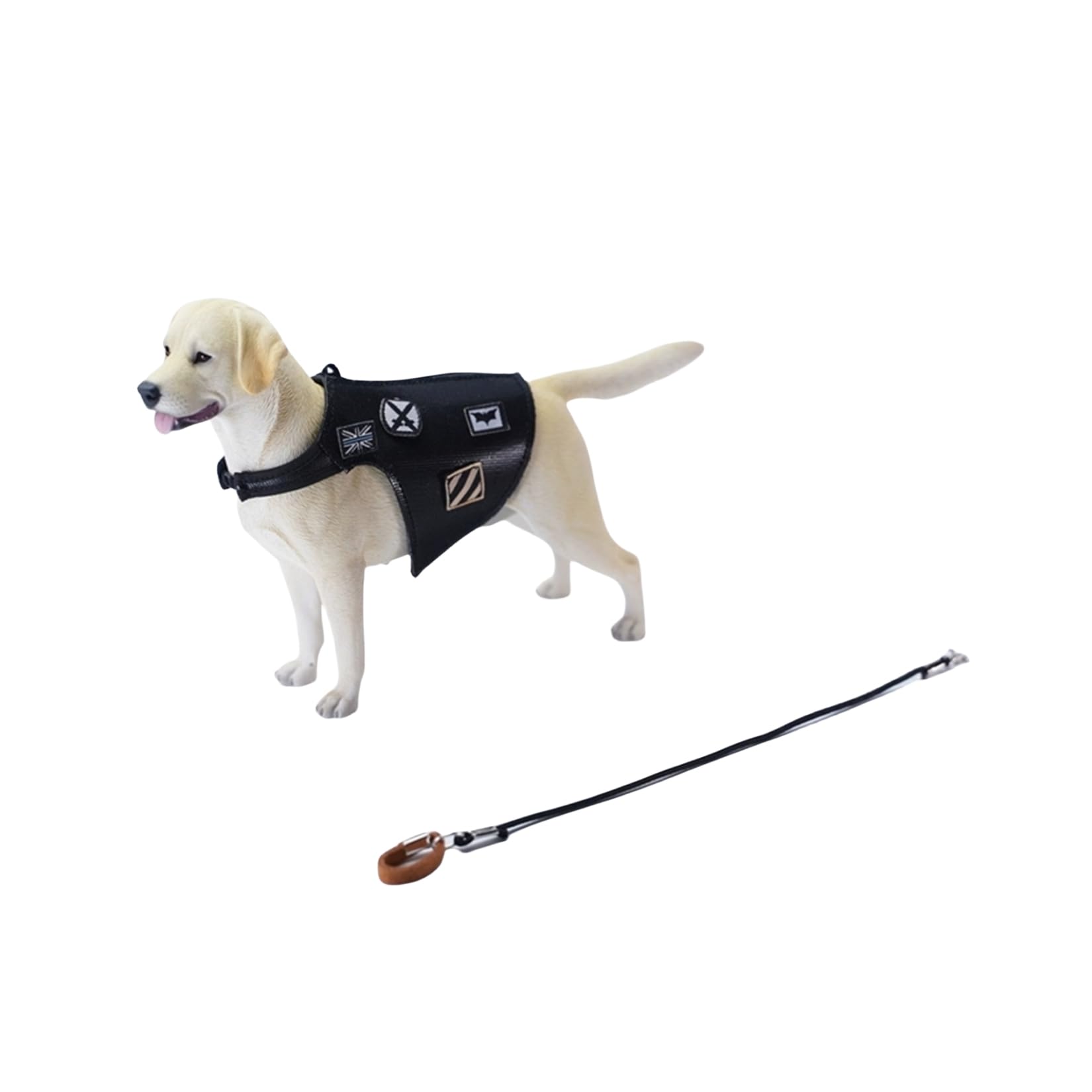 JXK 1/6サイズ ラブラドール・レトリバー 犬 24cm 動物 リアル フィギュア 樹脂 プラモデル スタチュー 誕生日 プレゼント 贈り物 犬好き 情景セット オプジェイ 道具 コレクション