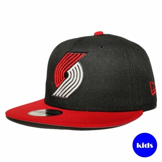 【子供用】 スナップバックキャップ 帽子 9fifty NBA ポートランド トレイルブレイザーズ