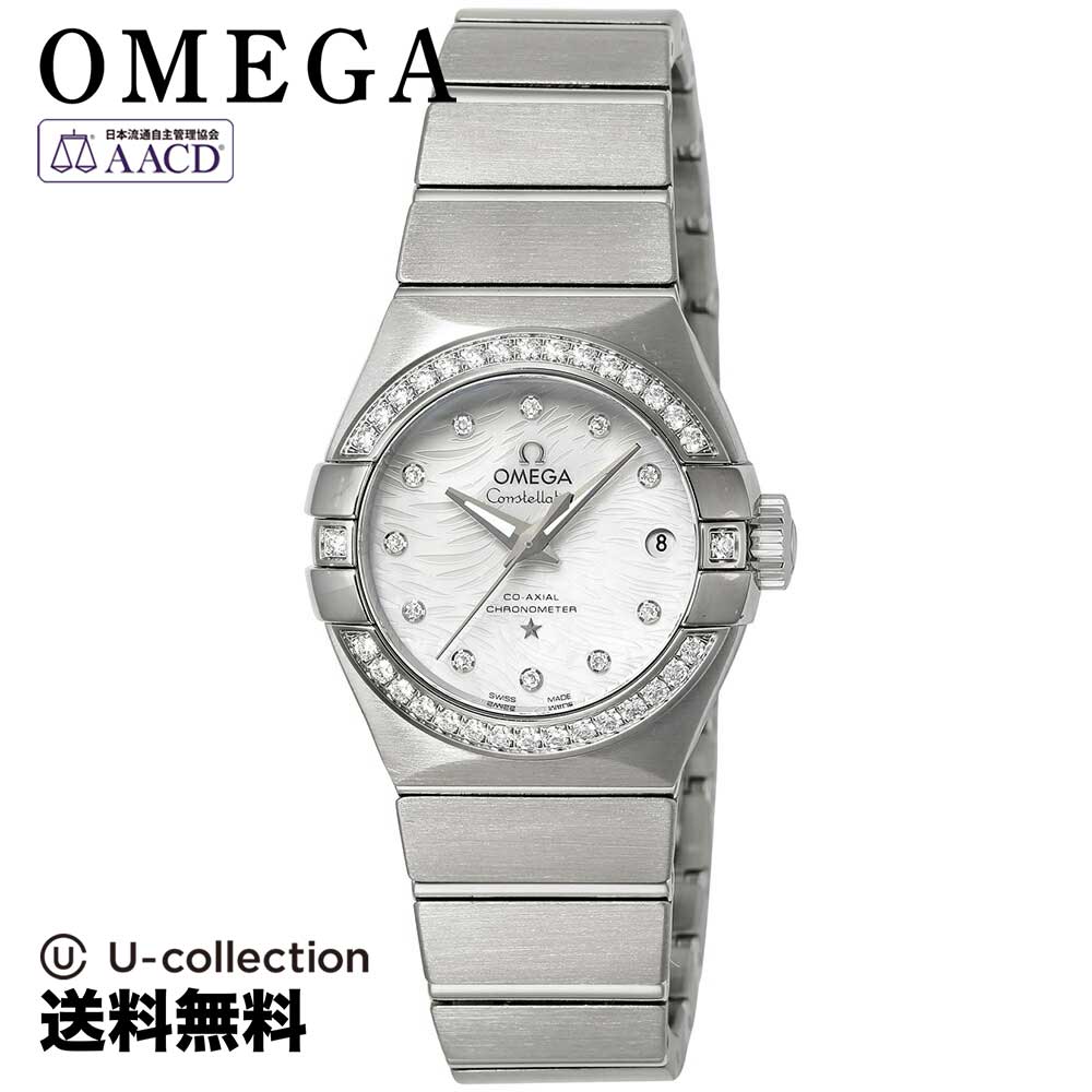 【腕時計】 OMEGA(オメガ) Constellation / コンステレーション プリュム レディース ホワイトパール コーアクシャル自動巻 123.15.27.20.55.003 時計 ブランド