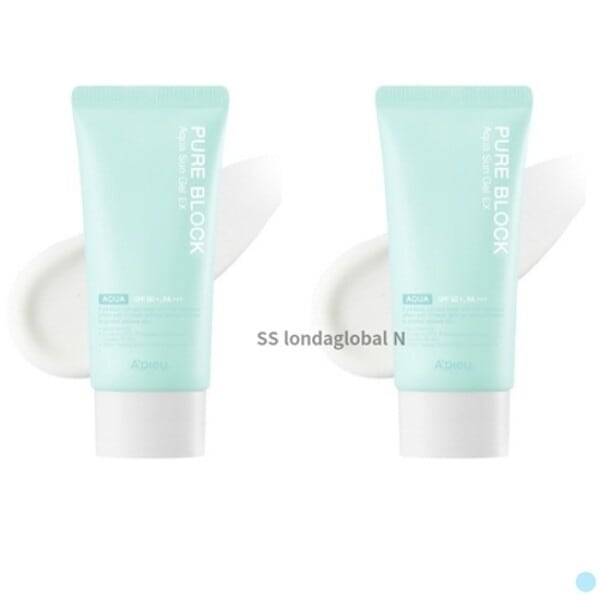 アピュ ピュアブロック アクア サンジェル 日焼け止め SPF50+ 50ml X2個