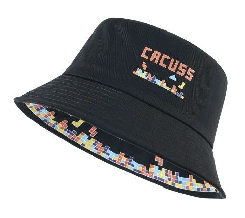 帽子 バケットハット ハット かわいい カジュアル おしゃれ 個性的 存在感 ラブリー キュート アメリカン アクティブ ポップ カラフル プリント オールシーズン ペア 男女兼用 カップル 10代