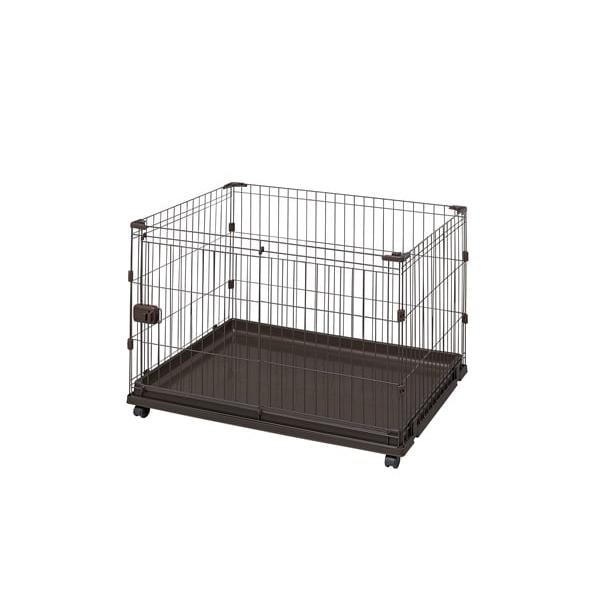 アイリスオーヤマ コンビネーションサークル P-CS-930V ウォールナット 犬 犬用 ペット ペット用 室内 屋内 コンビネーションサークル 基本サークル