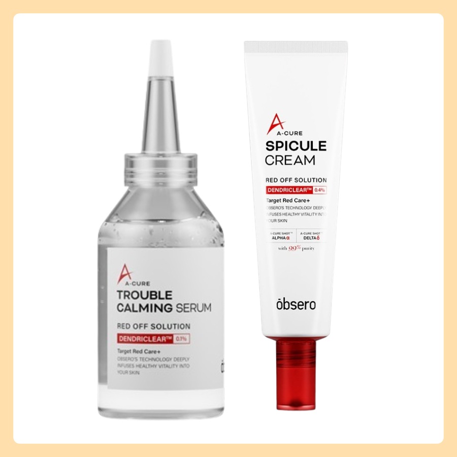 [企画商品/デイリー トラブルケア]エイキュア スピキュール クリーム50ml+トラブル カーミング セラム 50ml 10,598円