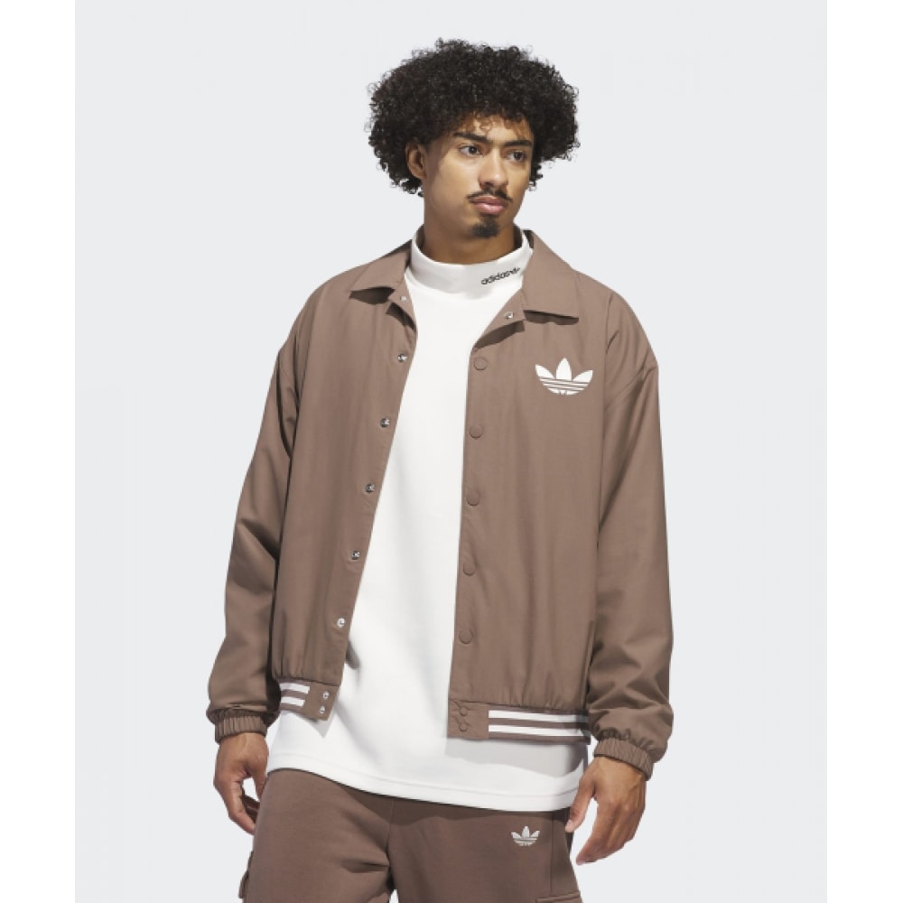 アディダスコーチジャケット (ブラウン/IY7371)