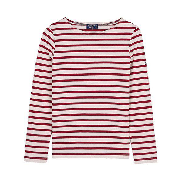 [セントジェームス] SS26 女性 メリダム ツー Tシャツ MERIDAME II ECRU PERSAN