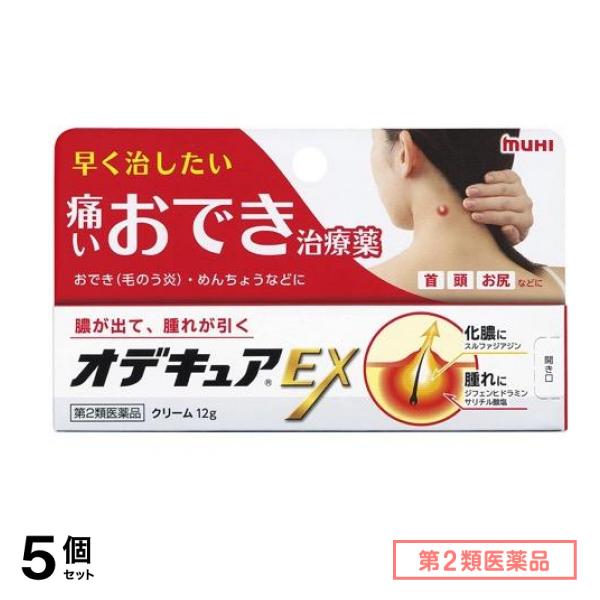 第２類医薬品 オデキュアEX 12g 5個セット