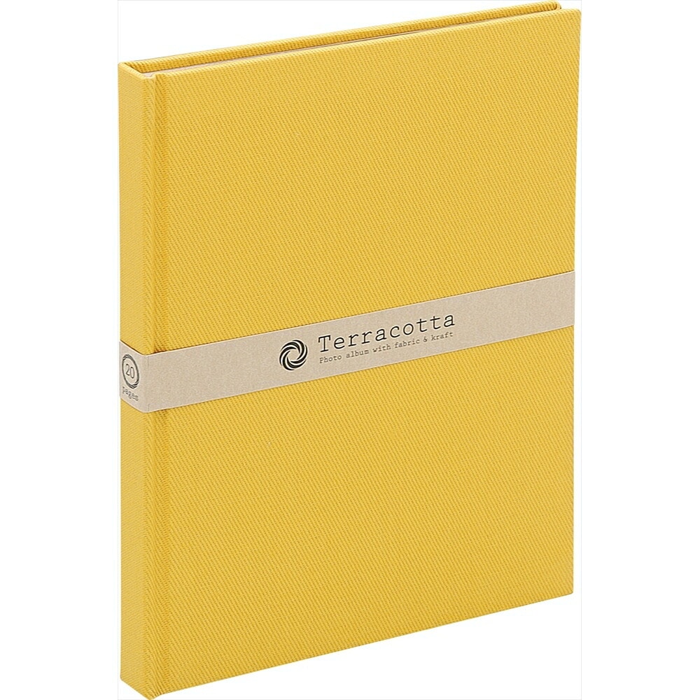 （まとめ買い）テラコッタ ブック式アルバム L2段 プラコート台紙（クラフト） イエロー TER-L2B-140-Y [x3]