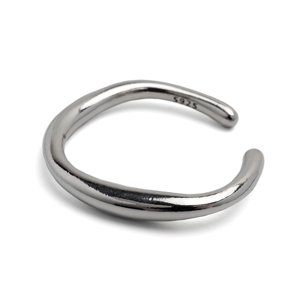 シルバー925 不規則リング [cr639]