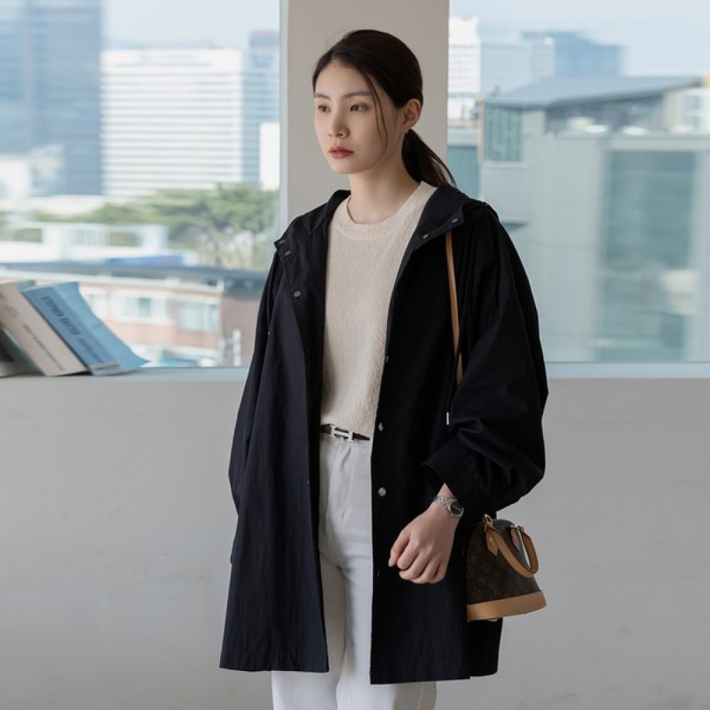 (Elysia) モアハーフフード付きナイトジャンパー