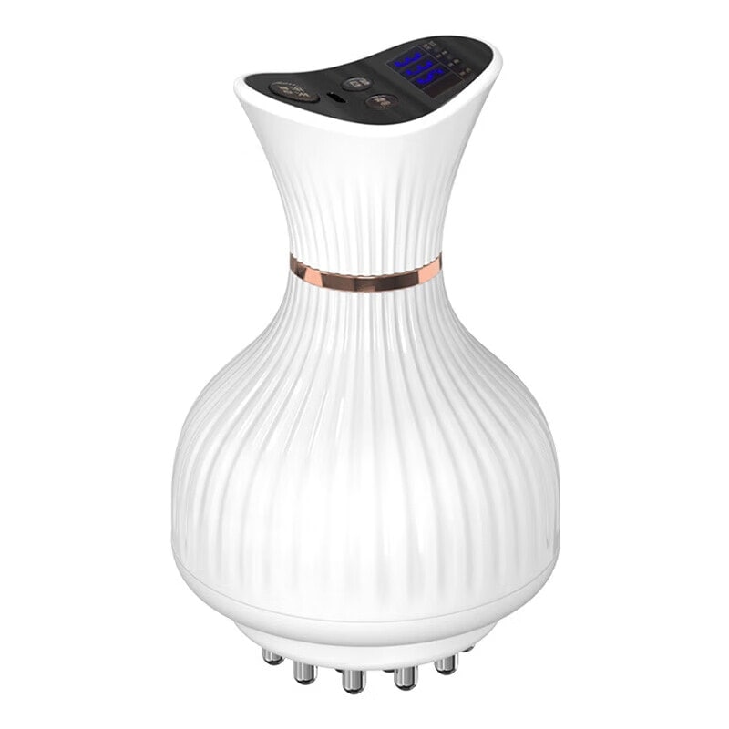 電動経絡ブラシ掻き取り器具温湿布経絡浚渫器具全身万能裏五要素経絡ブラシ腹部コーム経絡ほぐしマッサージャーエステサロン専用器具美と体のフラッグシップモデル19段階調整スマート電動子午線ブラシ首と腰の背中 6,218円