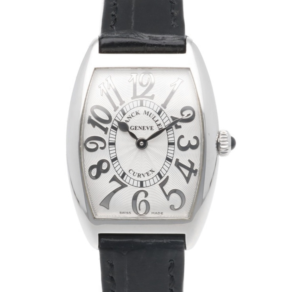 フランクミュラー トノーカーベックス 腕時計 ステンレススチール 1752QZ クオーツ 1年保証 FRANCK MULLER 中古 美品