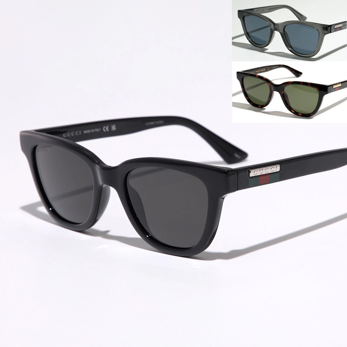 GUCCI グッチ サングラス GG1116S メンズ ウェリントン型 アジアンフィット メガネ 眼鏡 メタルロゴ シェリーライン セルフレーム アイウェア カラー3色 21,948円