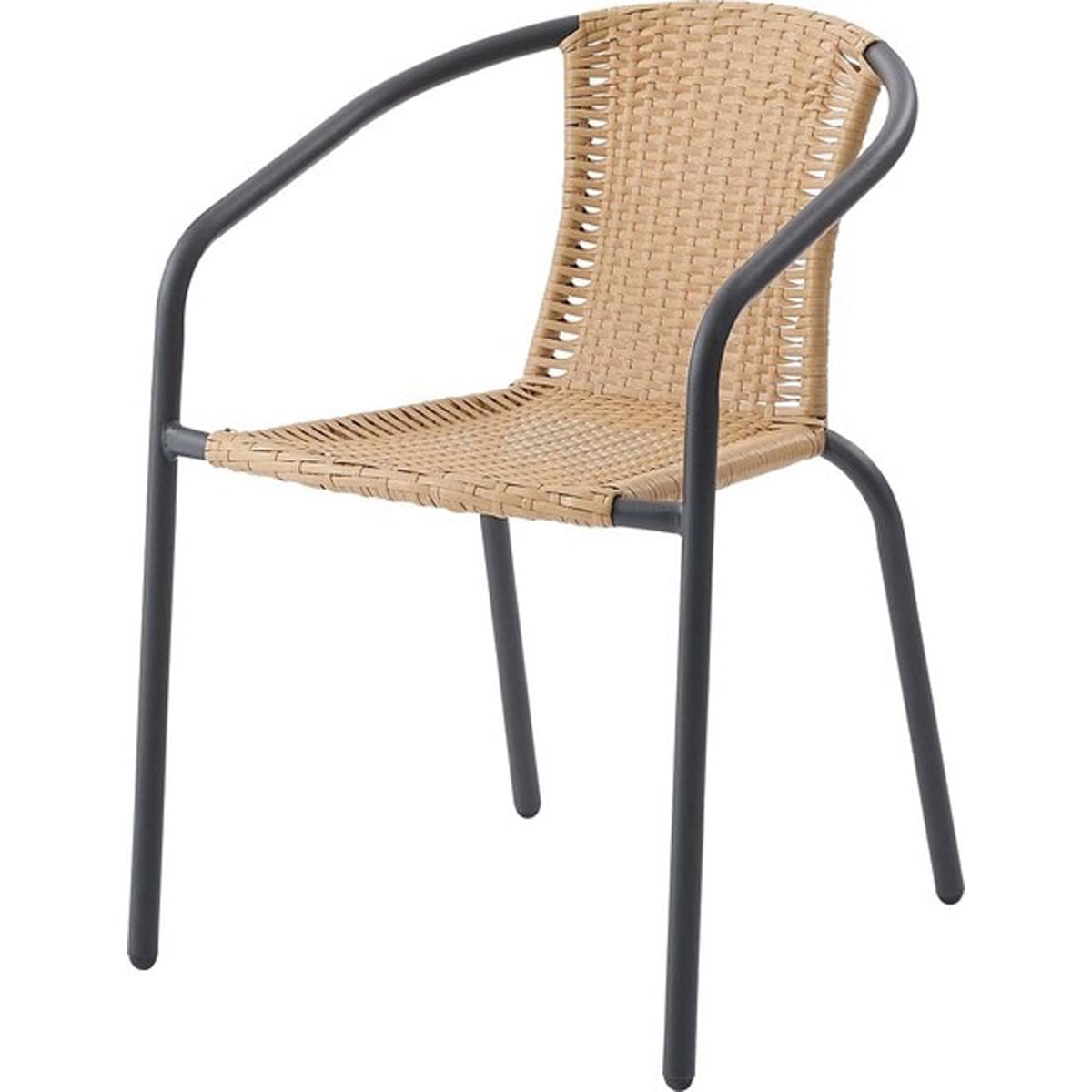 ガーデンチェア スチール 粉体塗装 ポリエチレン