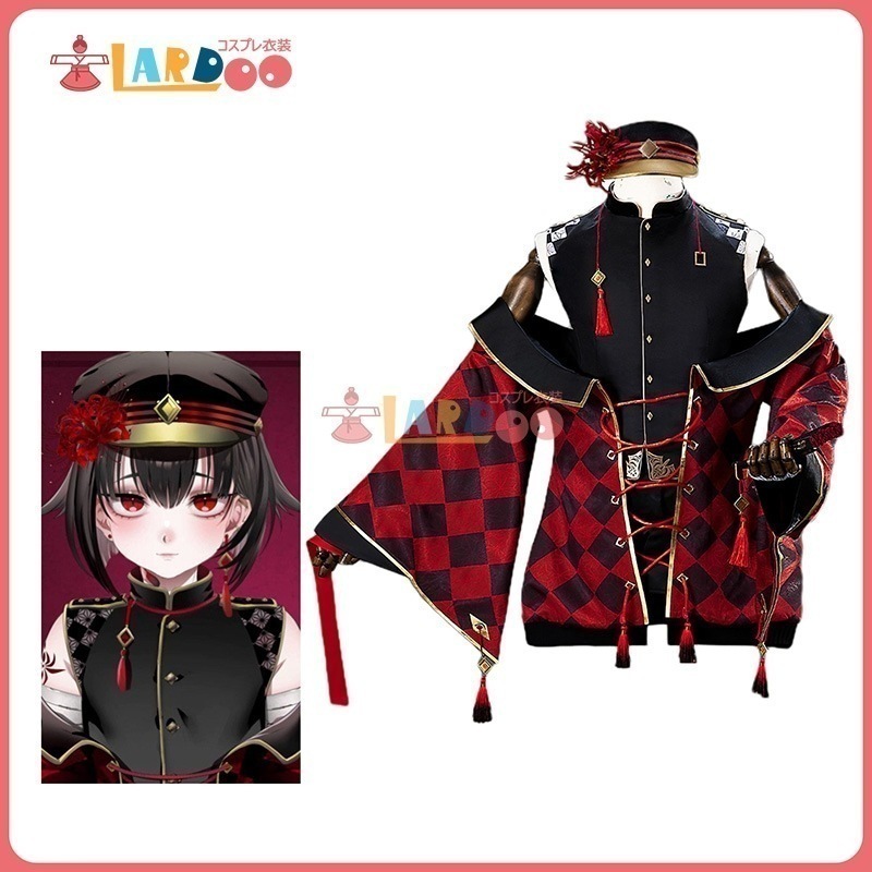 バーチャル YouTuber VTuber 肆ノ島 來世 コスチューム コスプレ衣装ウイッグ529