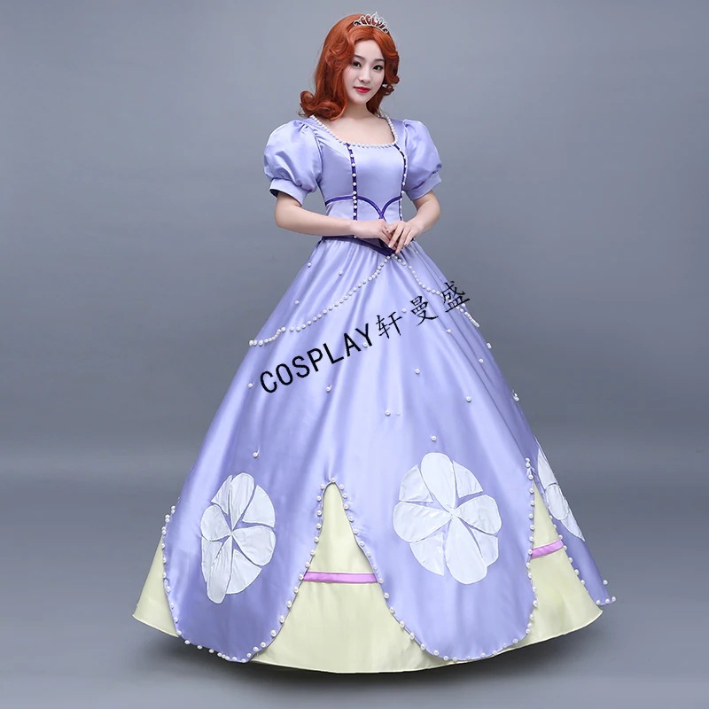 女性用 プリンセス ワンピース コスプレ衣装 レディース 大人 キャラクター コス パーティードレス 仮装 ロング ロングドレス ハロウィーン ハロウイン クリスマス 結婚式　イベント パーティMTE