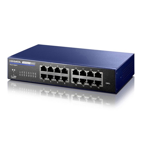 BSH-G16MB IEEE802.1X認証対応L2インテリジェントスイッチ 16ポート ミレニアム群青