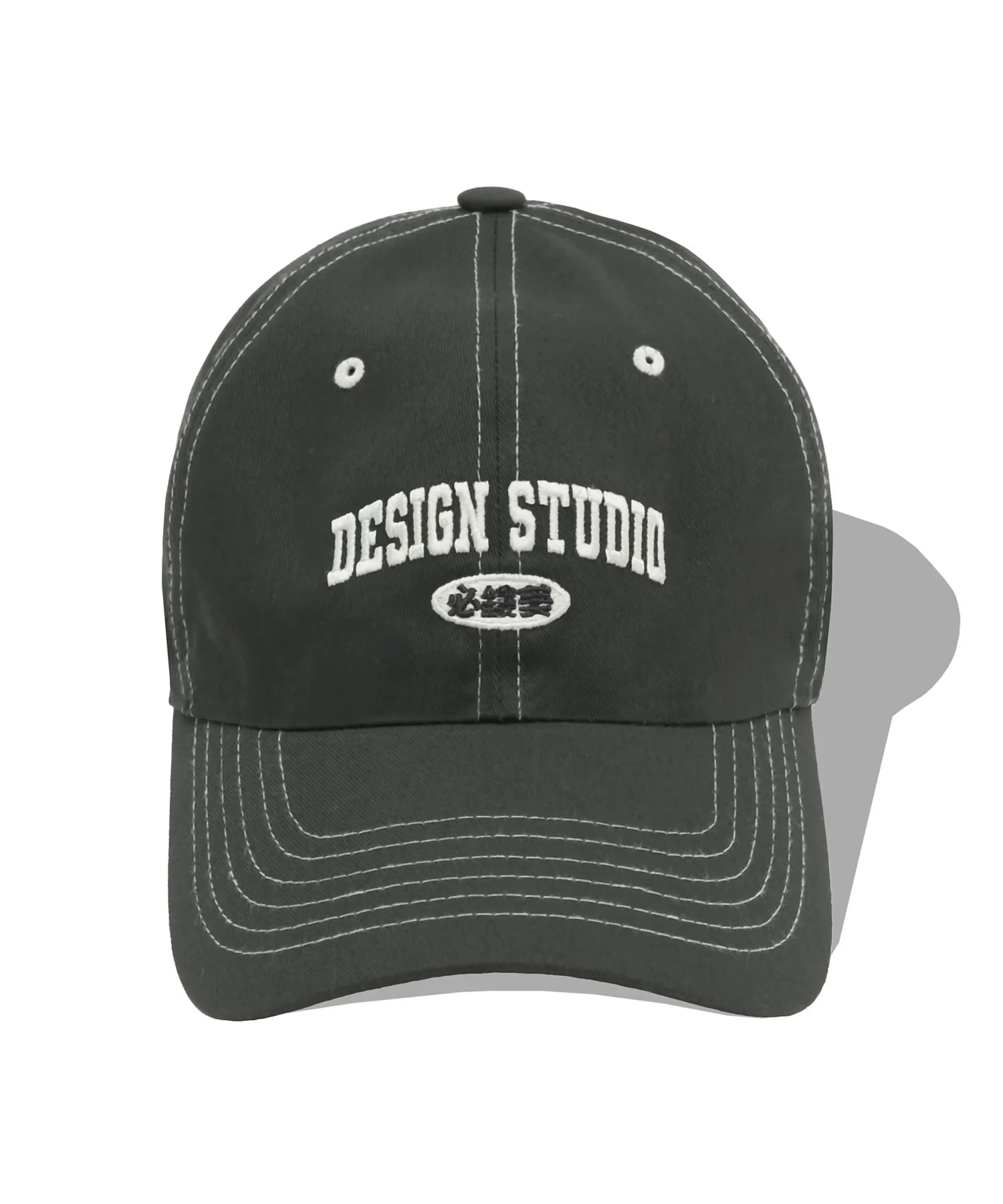 ステッチ ポイント ボウル キャップ-チャコール