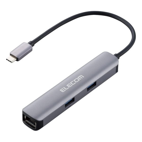 USB Type-C ドッキングステーション USBA×3ポート HDMI×1ポート シルバー