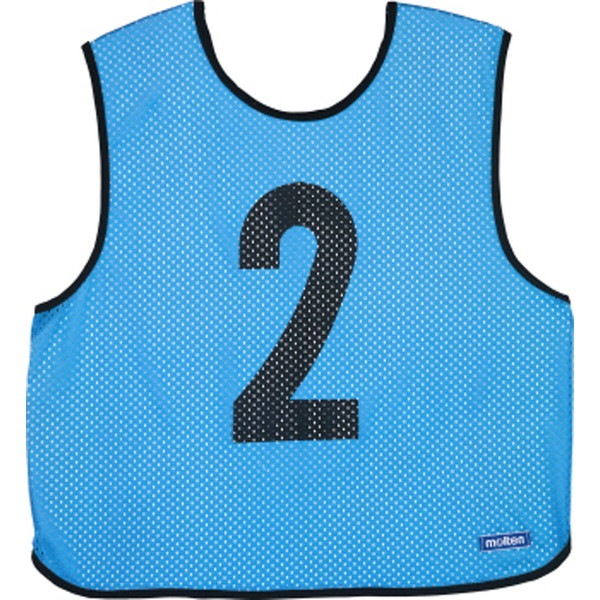 モルテン Molten ゲームベスト サックス 10枚組み 11～20 マルチスポーツ ウェア GB0213SK ビブス