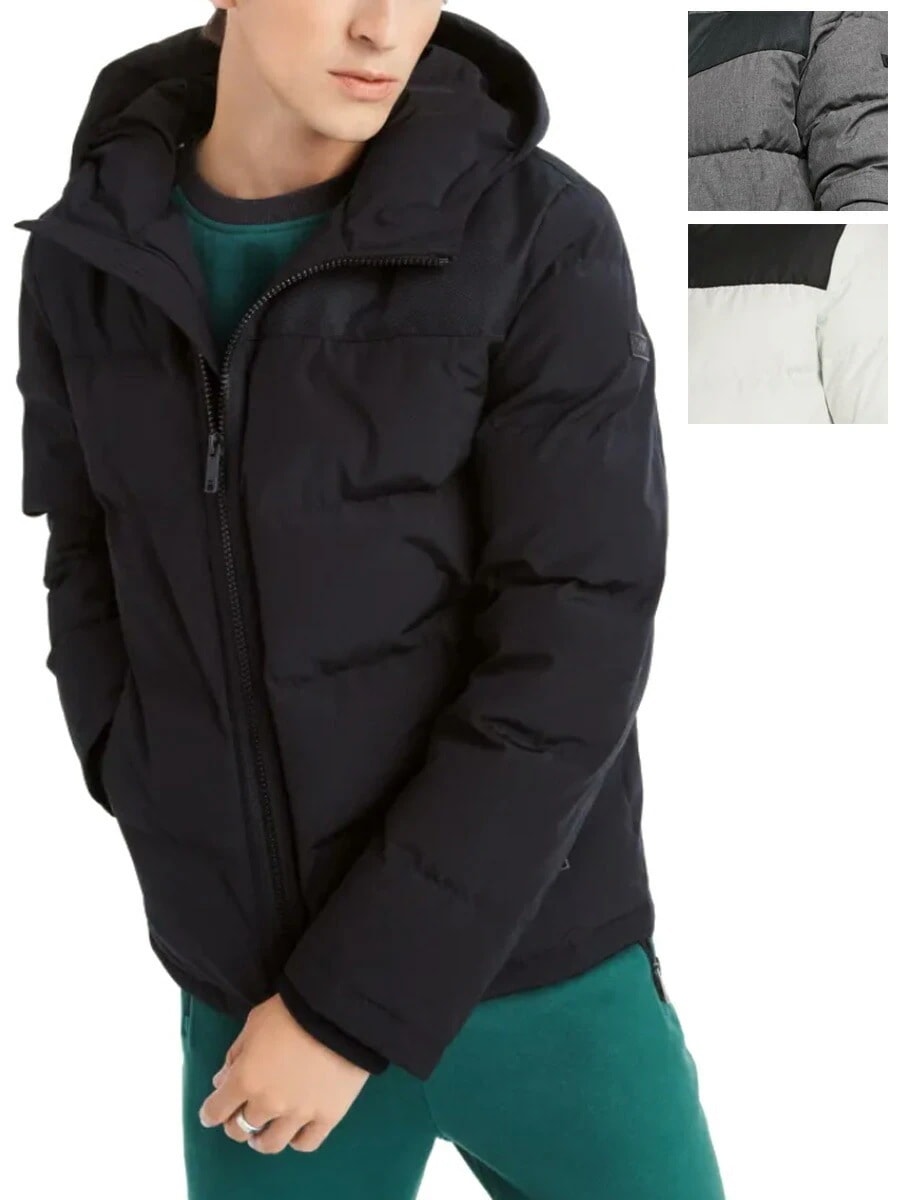 ダナキャランニューヨーク メンズ ダウンジャケット USサイズ ARCTIC CLOTH MIXED PUFFER JACKET 全3色 DX9MP802