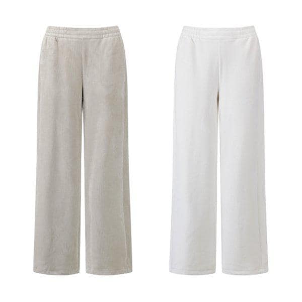 女性コーデュロイフリースワイドパンツ2 セットアップパンツ 1BYSBFU505