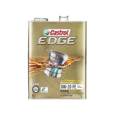 Castrol EDGE エンジンオイル EDGE 全合成油 0W-20 FE SP GF-6 4L缶