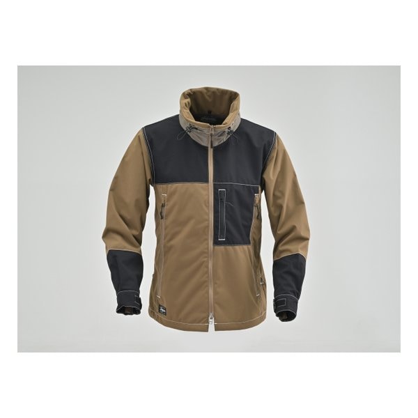 DJ-002 エアインテークパーカー プロテクター ひじ/背中 付属 ブラック/ブラウン S 37230