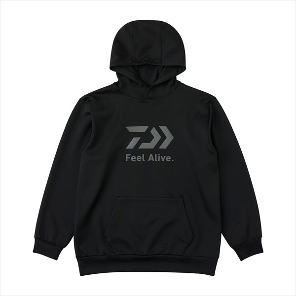 ダイワ ウェア DE-8925 DANROTECHスウェットフーディー ブラック 3XL
