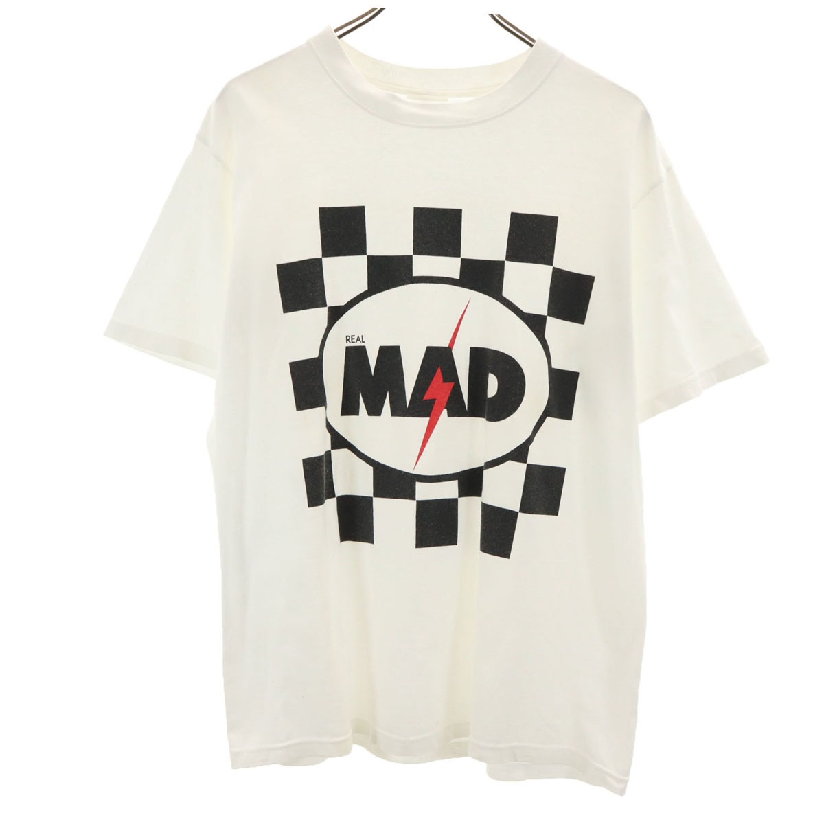 HECTIC ヘクティク MAD 半袖 Tシャツ M ホワイト メンズ 古着