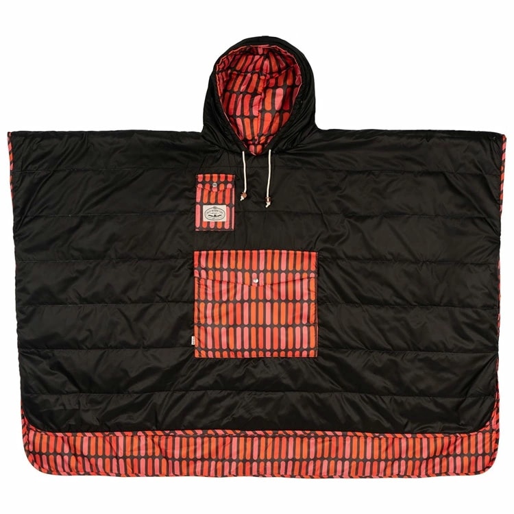 PONCHO HAL×BLACK #213ACU5601-HALB