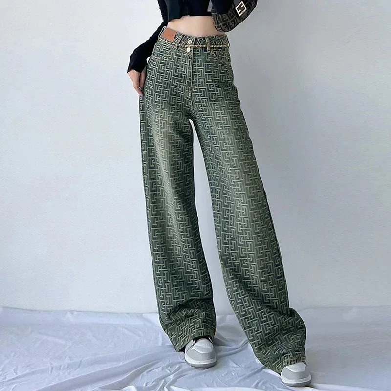 ひんやりボトムス 【Flower.N】パンツ/女性/2024年/春新作/体型カバー/ニッチ/ジーンズ/ファッション//細身/ロング/ワイド/ズボン