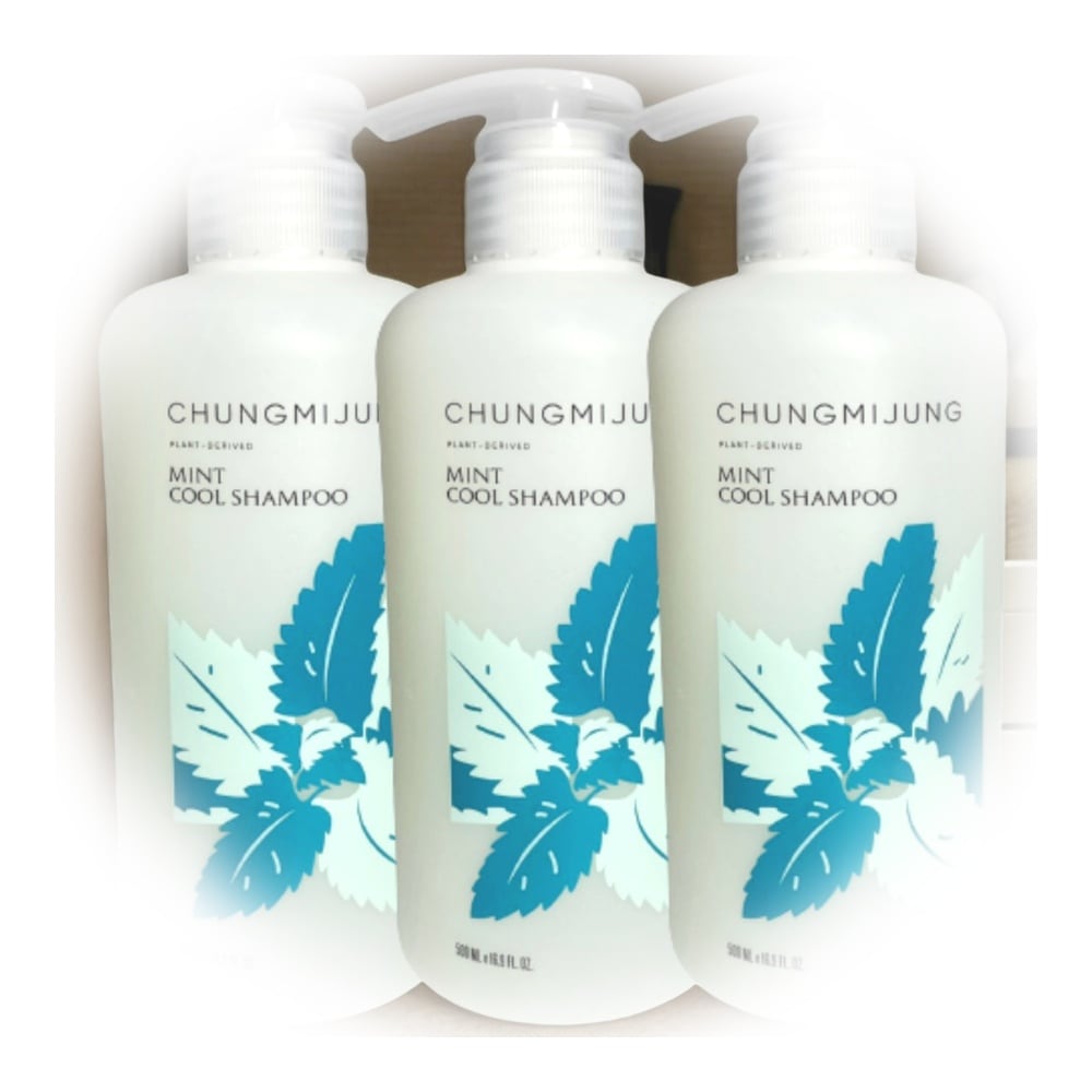 ミントクール サロンシャンプー 500ml×3本 [頭皮ケア+クール感+サロン級]