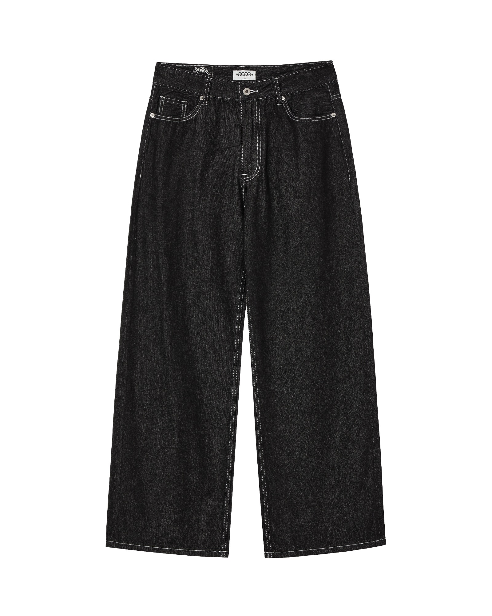 【aeae】 AE RIGID JEANS : BLACK