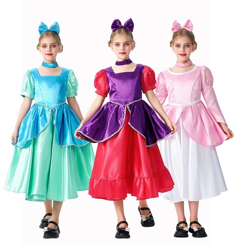 ハロウィン子供用コスチューム シンデレラ コスプレコスチューム シンデレラカーニバルプリンセスガールステージパフォーマンスコスチューム