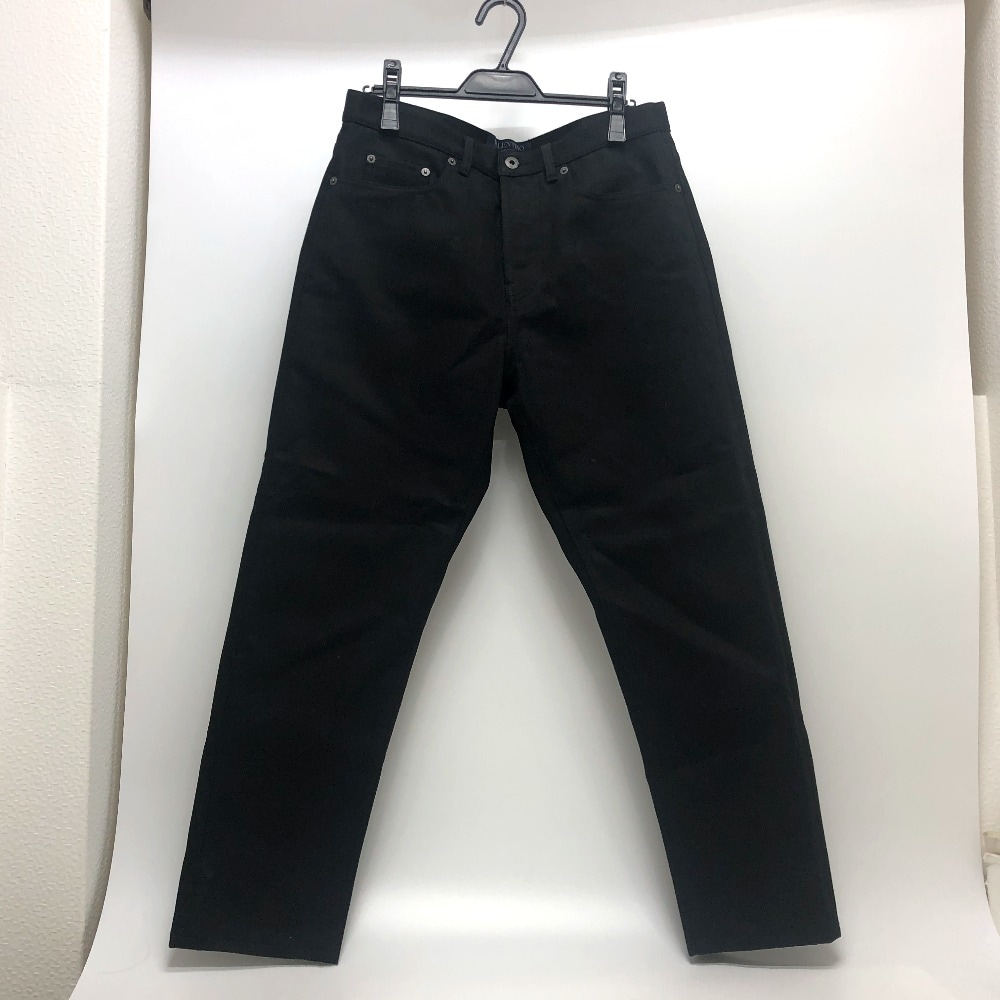 VALENTINO ヴァレンティノ パンツ TV3DE00H5YB Vロゴ クロップド ジーンズ パンツ ジーパン ジーンズ デニム アパレル ズボン デニム ブラック