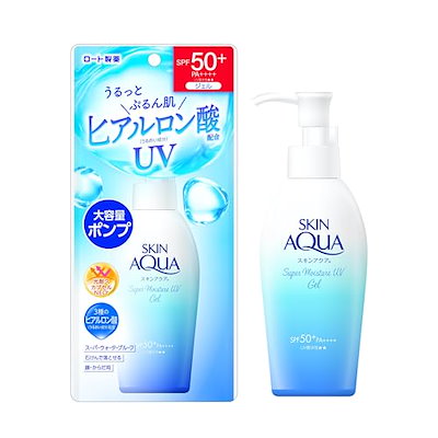 他サイト： スキンアクア 50+ スーパーモイスチャージェル ポンプ 140gの商品画像