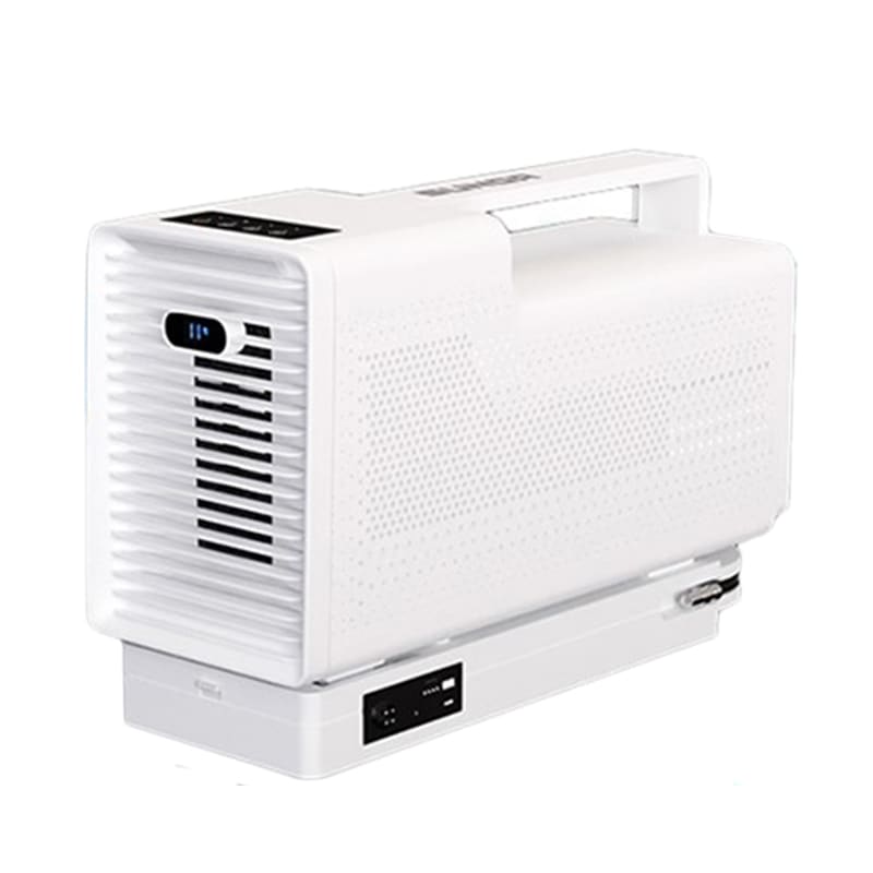 ポータブルクーラー ECOOL+ バッテリー付 スポットクーラー 小型 エアコン 冷風機 設置工事不要 キャンプ 車中泊