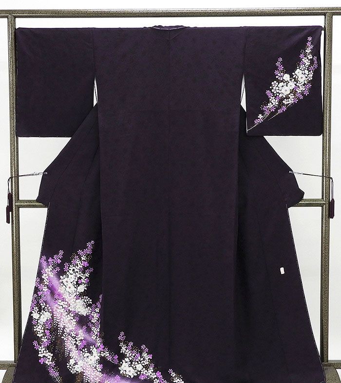 訪問着 未使用 正絹 桐屋翠山工房 辻が花 絞り 深紫 身丈166.5cm 裄丈68.5cm 未着用 超美品 新古品 着物 結婚式 入学式 卒業式 b4102 38,870円