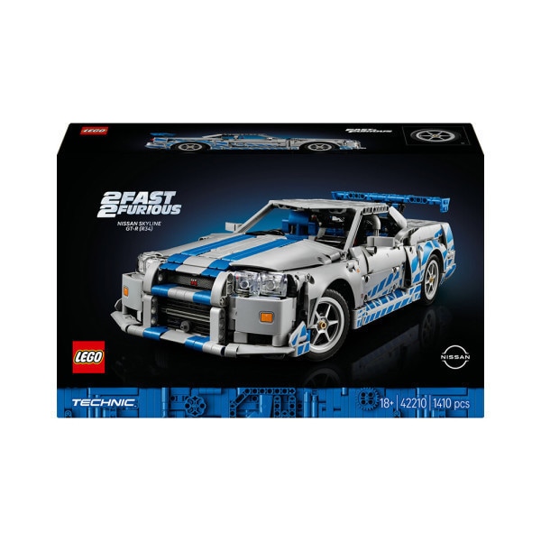 レゴ テクニック 42210 ファスト フューリアス 2 Nissan Skyline GT-R (R34) レゴ公式