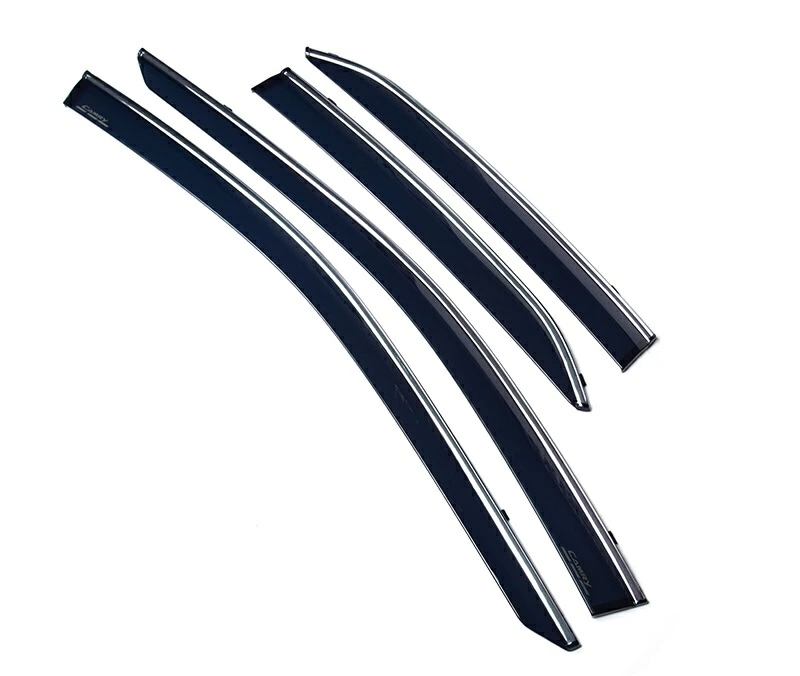 新型 カムリ70系 G X WS 専用 ドアバイザー インテリアパネル ドレスアップ ブラック 4PCS