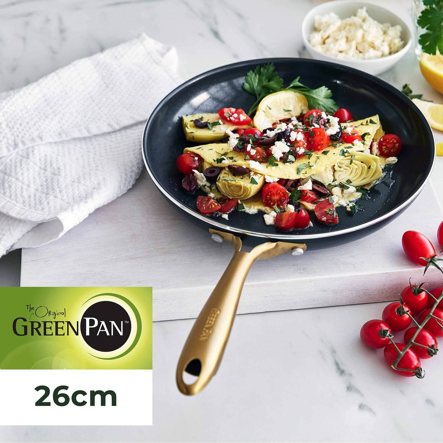 フライパン ストゥディオ 26cm IH ガス火対応 セラミックコーティング CC007340