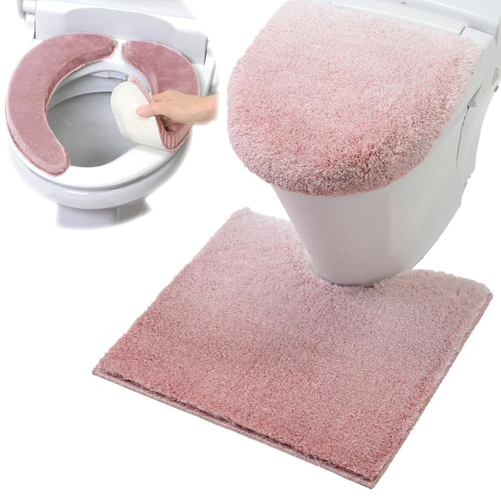 グラデ トイレ足元マット スモークピンク 6,573円