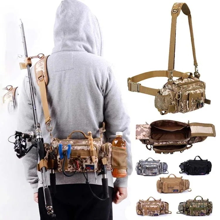 ワンショルダーバッグ 釣り バッグ ルアーケース 撮影道具 収納 腰バッグ タックルバッグ ウエストポーチ レディース ヒップバッグ 多機能 収納力 ショルダーバッグ 斜めがけ フィッシングバッグ 6,325円