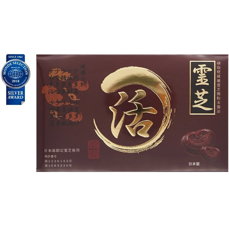潤生堂健康研究館　活霊芝かつれいし　 30本　霊芝加工食品　日本産限定霊芝使用　日本製　栄養補助食品栄養調整食品