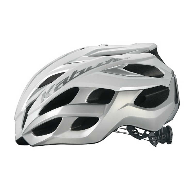 オージーケーカブト　自転車用ヘルメット ヴォルツァ(L/XLサイズ:59～61cm/ホワイトシルバー)　VOLZZA