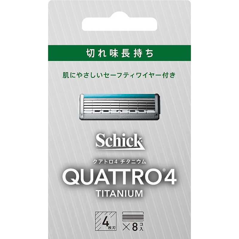 シック　シックジャパンクアトロ4 チタニウム 替刃(8コ入) 5,236円