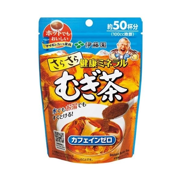 （まとめ）伊藤園 さらさら健康ミネラルむぎ茶40g[x10セット]